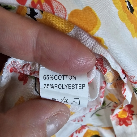 PRINCESS POLLY Charlene Multicolor Floral Puff Sleeve Mini Dress Size 4 - Picture 9 of 10